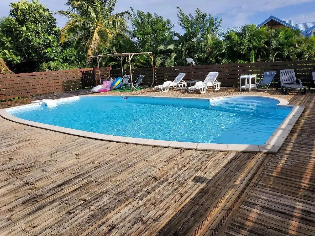 سانت-روز Bel Appartement T2 Avec Vue Sur Palmier Et Mer 0*,  غوادلوب