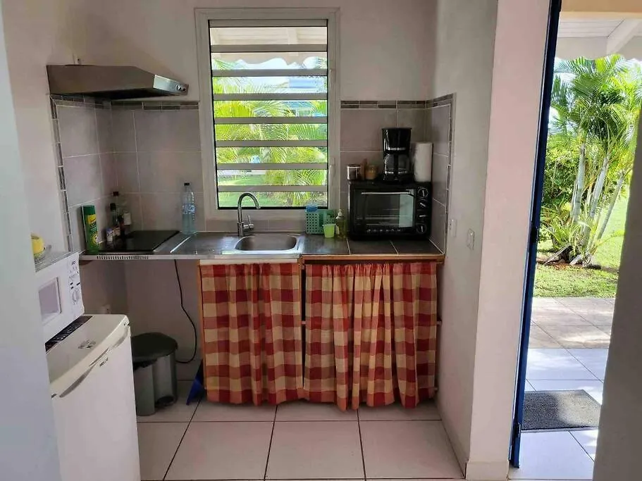 סנט-רוז Bel Appartement T2 Avec Vue Sur Palmier Et Mer